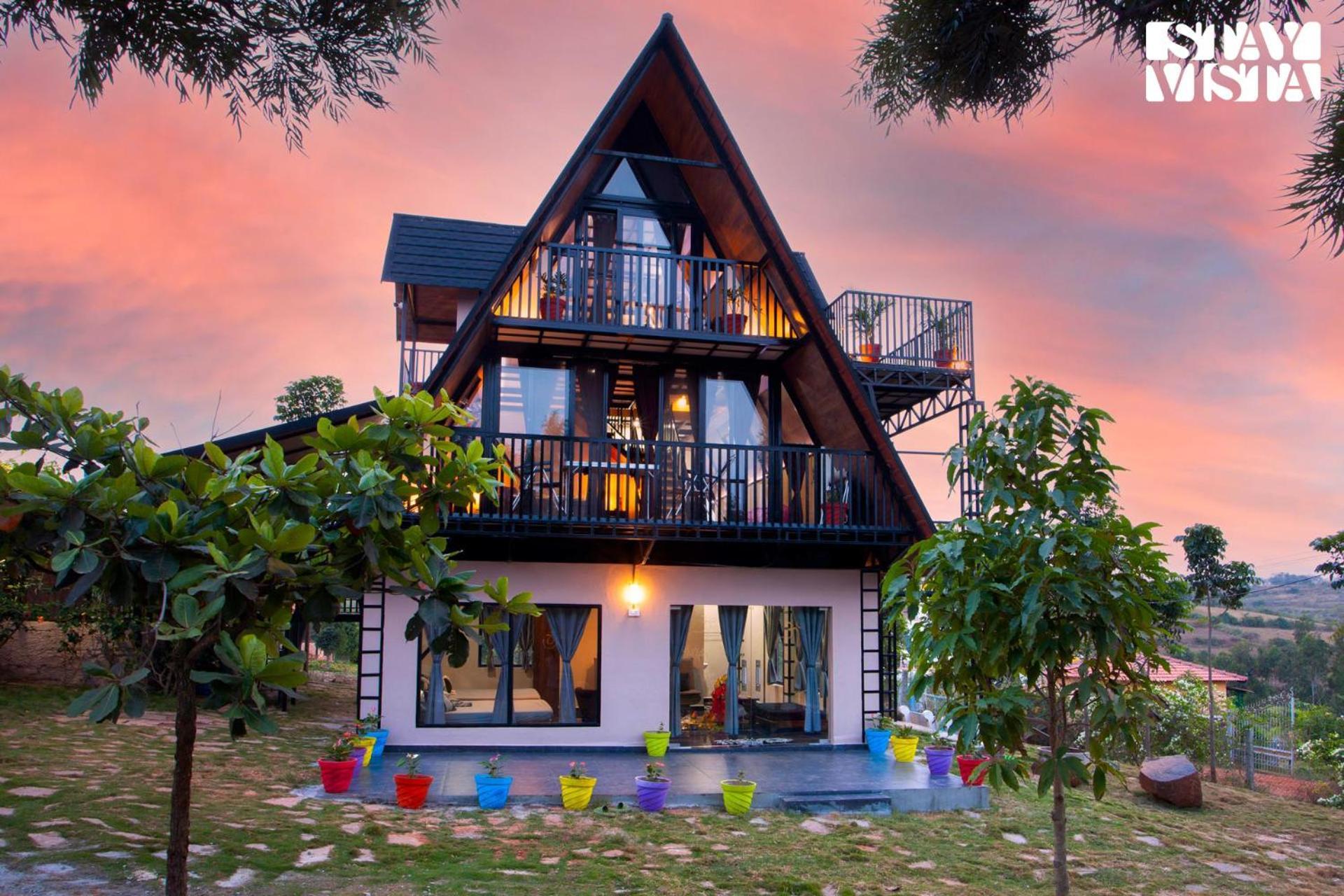 Stayvista At Hillside Harmony Pvt Pool & Free Breakfast Bangalore Esterno foto